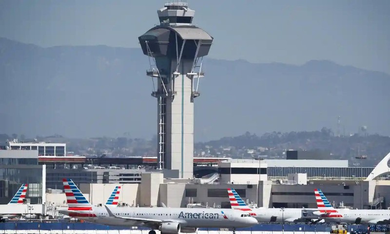 Website của sân bay quốc tế Los Angeles dường như cũng chịu ảnh hưởng của cuộc tấn công mạng. (Ảnh: EPA)