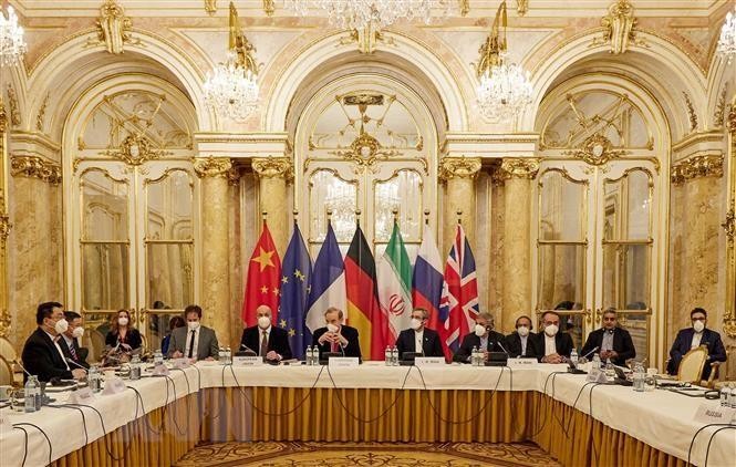 Toàn cảnh đàm phán khôi phục thỏa thuận hạt nhân Iran tại Vienna, Áo, ngày 9/12/2021. (Ảnh: AFP/TTXVN)