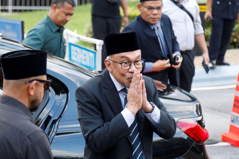Lãnh đạo phe đối lập, ông Anwar Ibrahim. (Ảnh: Reuters)