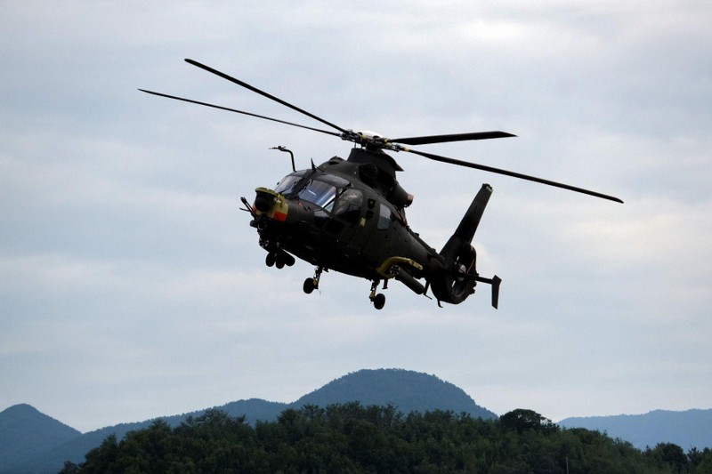 Rơi trực thăng tại miền đông Hàn Quốc