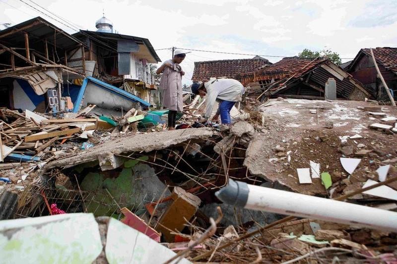 Thị trấn Cianjur, tỉnh Tây Java là nơi chịu ảnh hưởng nhiều nhất của trận động đất ngày 21/11. (Ảnh: Reuters)