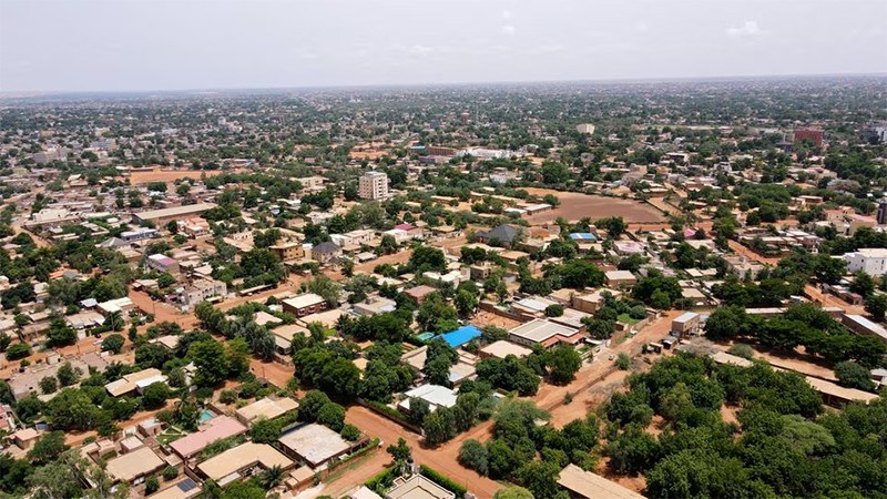 Toàn cảnh thủ đô Niamey của Niger, ngày 28/7/2023. (Ảnh: Reuters)