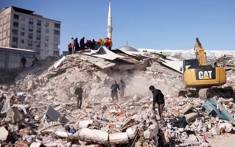 Thổ Nhĩ Kỳ thúc đẩy công cuộc tái thiết. (Ảnh REUTERS)