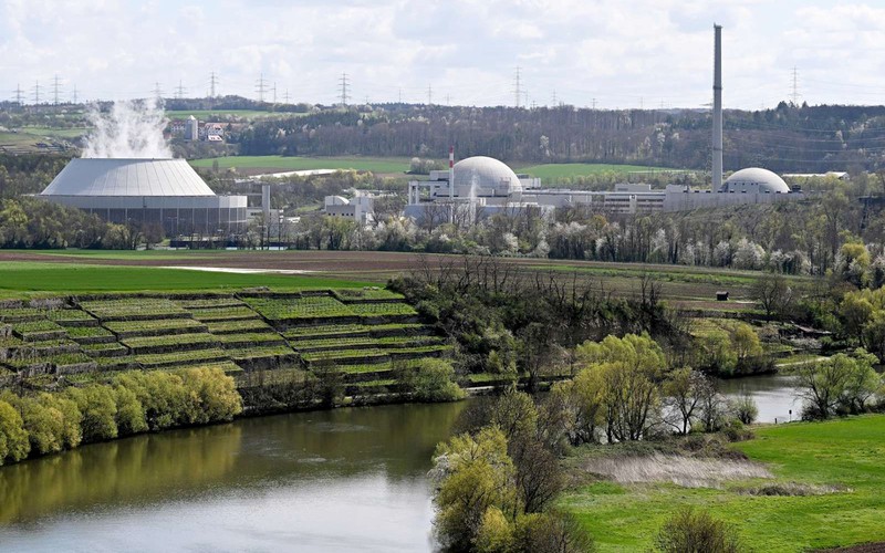 Nhà máy điện hạt nhân ở Neckarwestheim, Ðức. (Ảnh REUTERS)