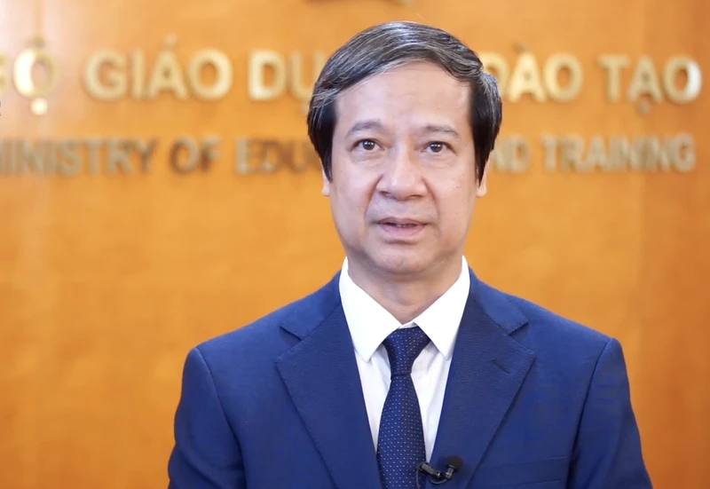 Bộ trưởng Giáo dục và Đào tạo Nguyễn Kim Sơn 