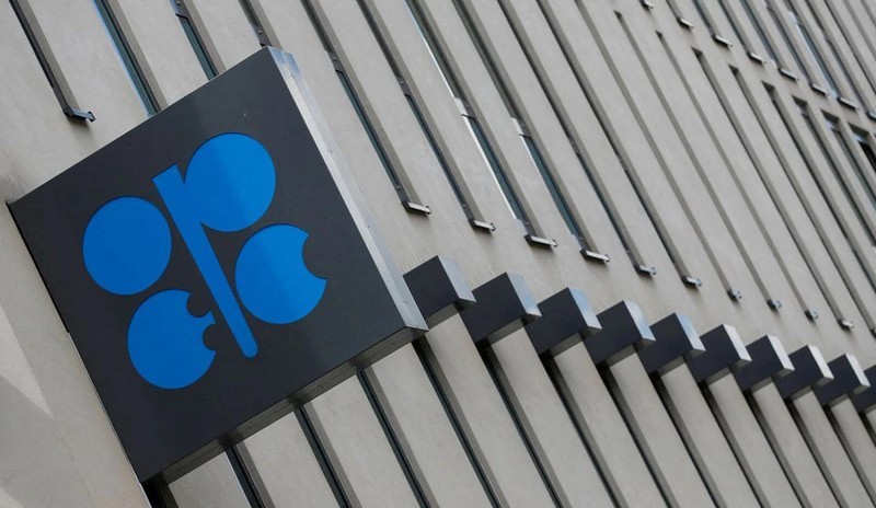 Biểu trưng của OPEC tại trụ sở chính ở Vienna, Áo tháng 6/2018 (Ảnh minh họa: Reuters).