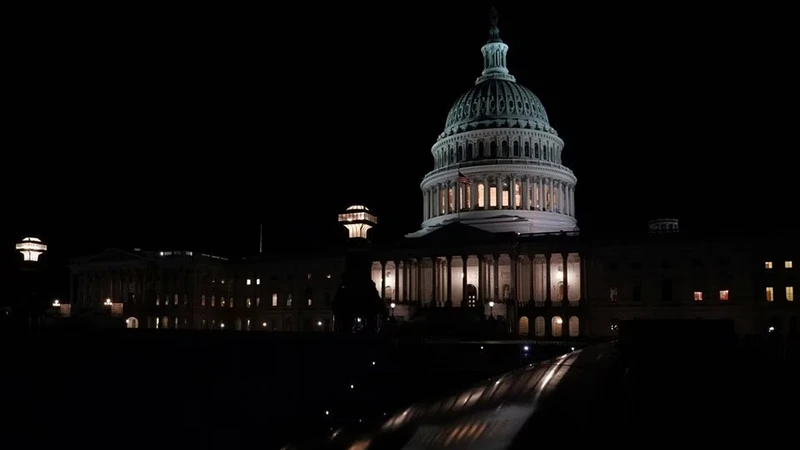 Toàn cảnh của Tòa nhà Quốc hội Hoa Kỳ. (Ảnh: Reuters)