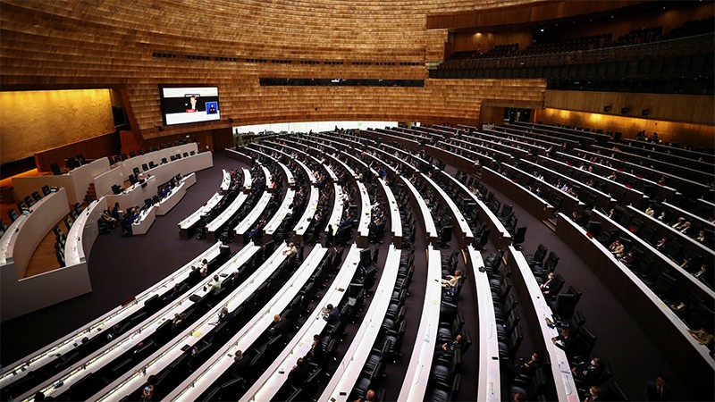 Toàn cảnh phiên họp của Quốc hội Thái Lan ngày 19/7/2023. (Ảnh: Reuters)