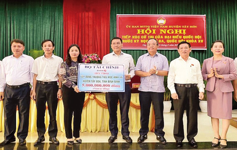 Vietlott hỗ trợ xây dựng trường tiểu học Vĩnh An, huyện Tây Sơn, tỉnh Bình Định