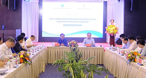 Hội nghị Ðịnh hướng phát triển kinh tế nông nghiệp vùng Duyên hải Nam Trung Bộ. (Nguồn: Báo Khánh Hòa)
