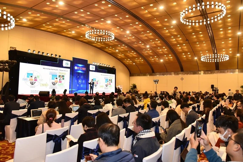 Phiên khai mạc Hội nghị Thành phố thông minh Việt Nam 2022.