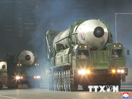 Triều Tiên tuyên bố sẽ có phản ứng cứng rắn nhất đối với bất kỳ nỗ lực quân sự nào của Mỹ. (Ảnh: Yonhap/TTXVN)