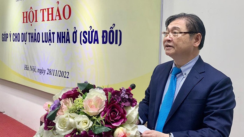 Tiến sĩ khoa học Phan Xuân Dũng, Chủ tịch Liên hiệp các Hội Khoa học và Kỹ thuật Việt Nam phát biểu khai mạc.