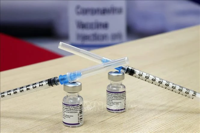 Vaccine ngừa Covid-19 của Pfizer/BioNTech. (Ảnh minh họa: AFP/TTXVN)
