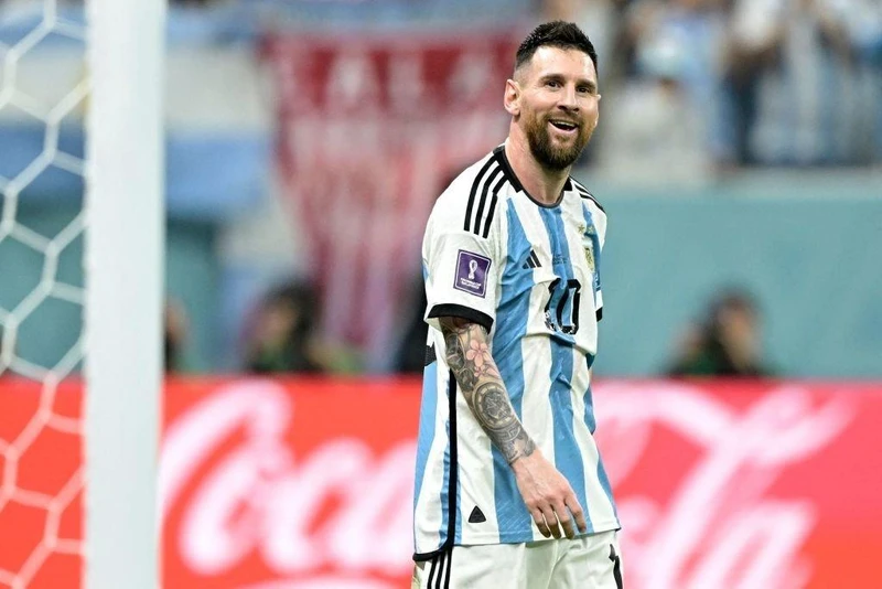 Messi bước tiếp vào trận chung kết World Cup 2022. (Ảnh: Getty)
