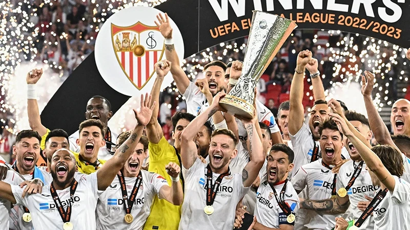Sevilla vô địch Europa League. (Ảnh: Getty Images)