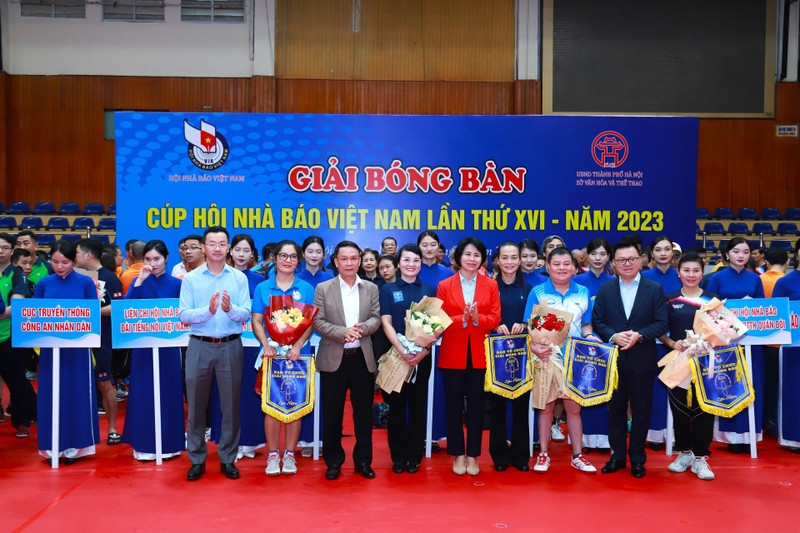 Khai mạc Giải Bóng bàn Cúp Hội Nhà báo Việt Nam lần thứ 16