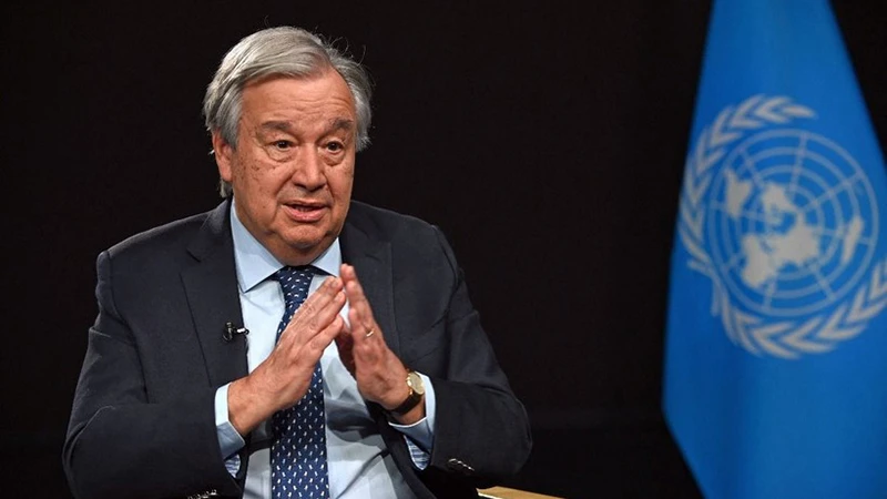 Tổng thư ký LHQ Antonio Guterres. (Ảnh: AFP/TTXVN)