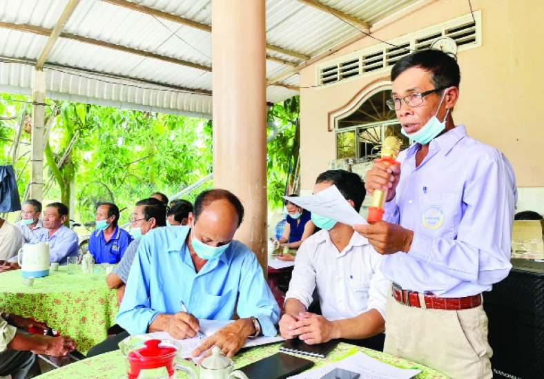 Một buổi sinh hoạt Hội quán tại xã Bình Hàng Tây, huyện Cao Lãnh, tỉnh Đồng Tháp.