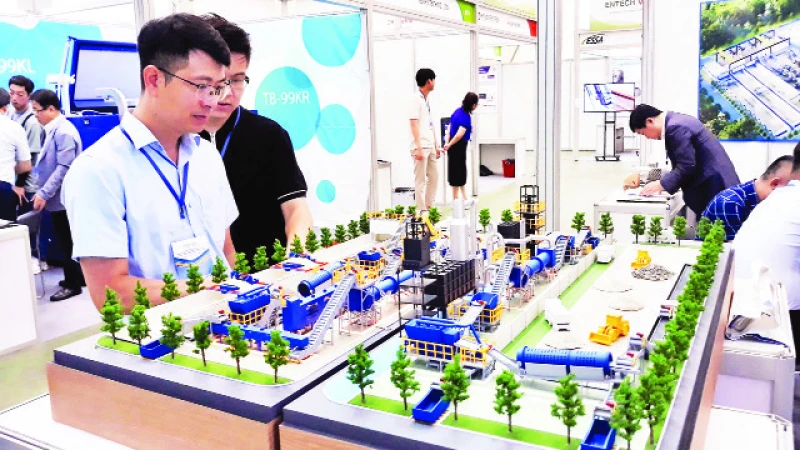 Các giải pháp, sản phẩm trong lĩnh vực năng lượng - môi trường được giới thiệu tại Hội chợ ENTECH HANOI 2023.