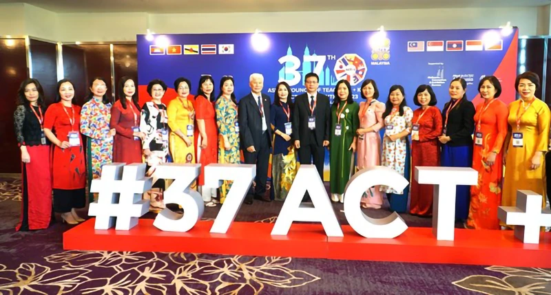 Đoàn Việt Nam dự Hội nghị Hội đồng Giáo giới ASEAN và Hàn Quốc (ACT+1) lần thứ 37. (Ảnh: TTXVN)