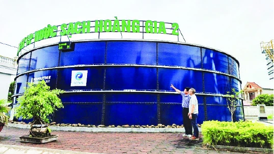 Hệ thống cung cấp nước sạch của Công ty Hoàng Gia.