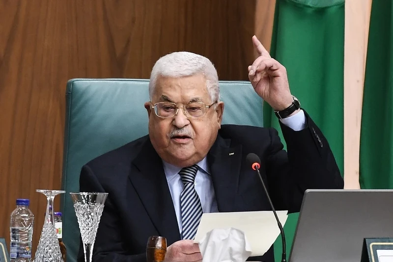 Tổng thống Palestine Mahmoud Abbas kêu gọi chấm dứt ngay lập tức xung đột tại Gaza. (Ảnh: AFP/TTXVN)