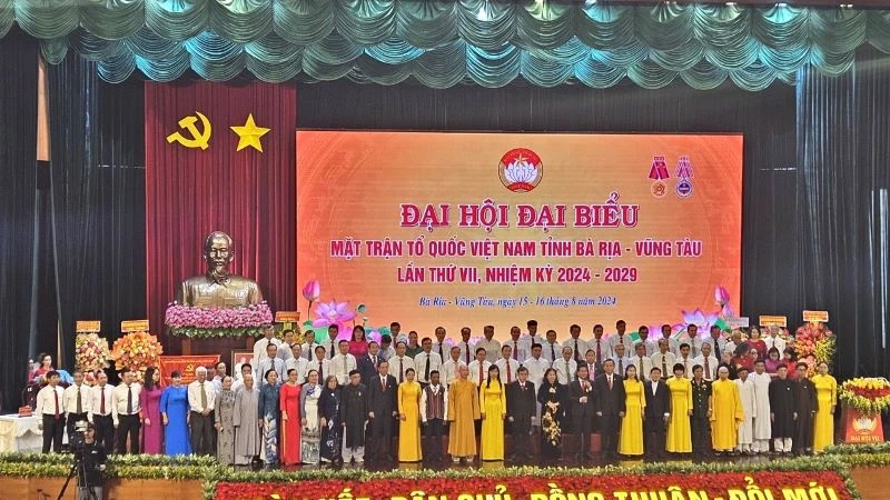 Ban Chấp hành nhiệm kỳ 2024-2029 Mặt trận Tổ quốc tỉnh Bà Rịa-Vũng Tàu.