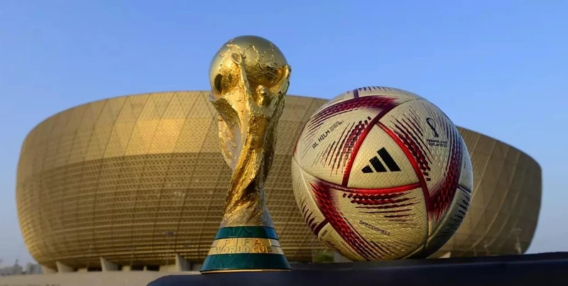 Al Hilm - trái bóng chính thức của vòng bán kết và trận chung kết FIFA World Cup 2022. (Ảnh: FIFA)