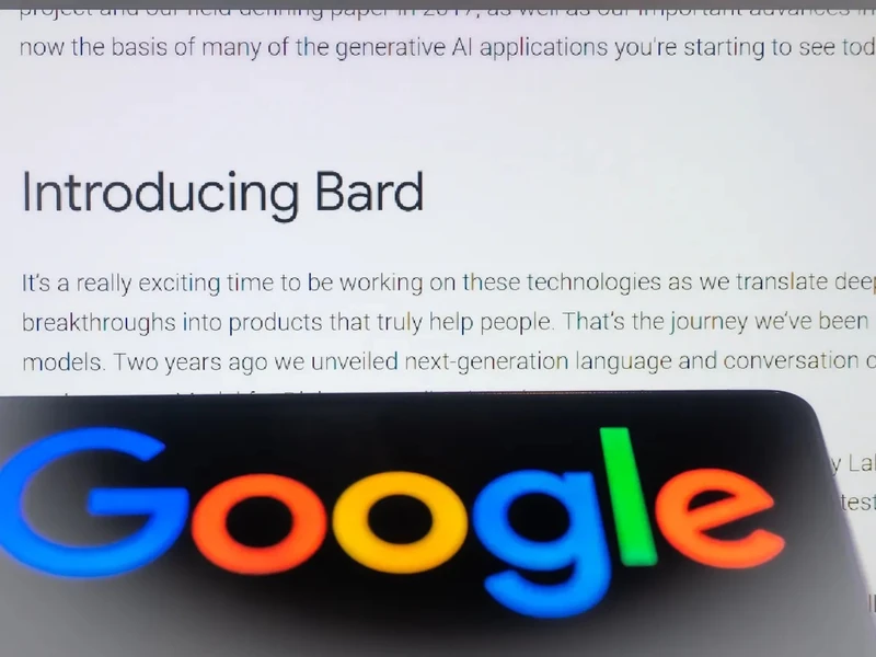 Google cho biết lỗi xảy ra với Bard cho thấy sự cần thiết phải có quá trình thử nghiệm nghiêm ngặt với chatbot AI. (Ảnh: Shuttlestock)
