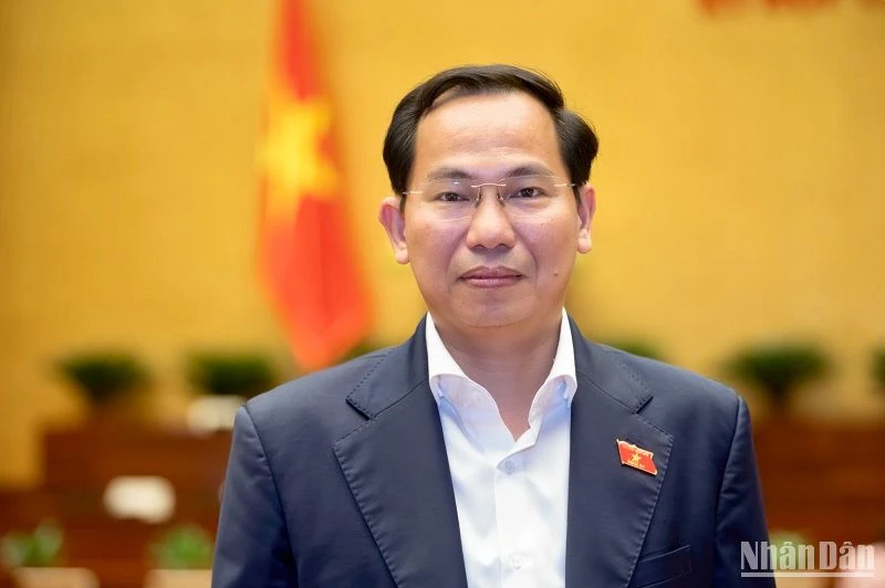 Tân Chủ nhiệm Ủy ban Tài chính, Ngân sách của Quốc hội Lê Quang Mạnh. (Ảnh: THỦY NGUYÊN)