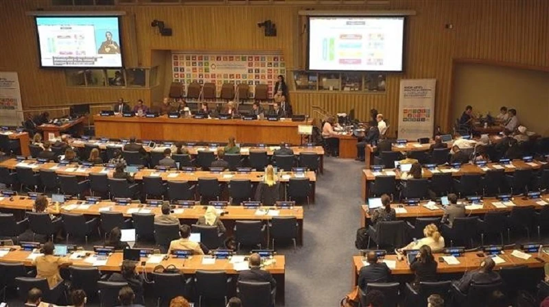 Quang cảnh Diễn đàn Chính trị cấp cao về phát triển bền vững của Liên hợp quốc ngày 14/7.