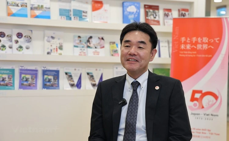 Ông Sugano Yuichi, Trưởng Đại diện Cơ quan Hợp tác quốc tế Nhật Bản (JICA) tại Việt Nam. (Ảnh: TTXVN)