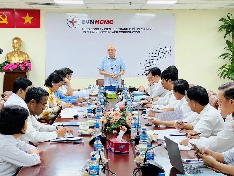 Đồng chí Phan Nguyễn Như Khuê, Ủy viên Ban Thường vụ, Trưởng Ban Tuyên giáo Thành ủy TP Hồ Chí Minh phát biểu chỉ đạo tại buổi làm việc.
