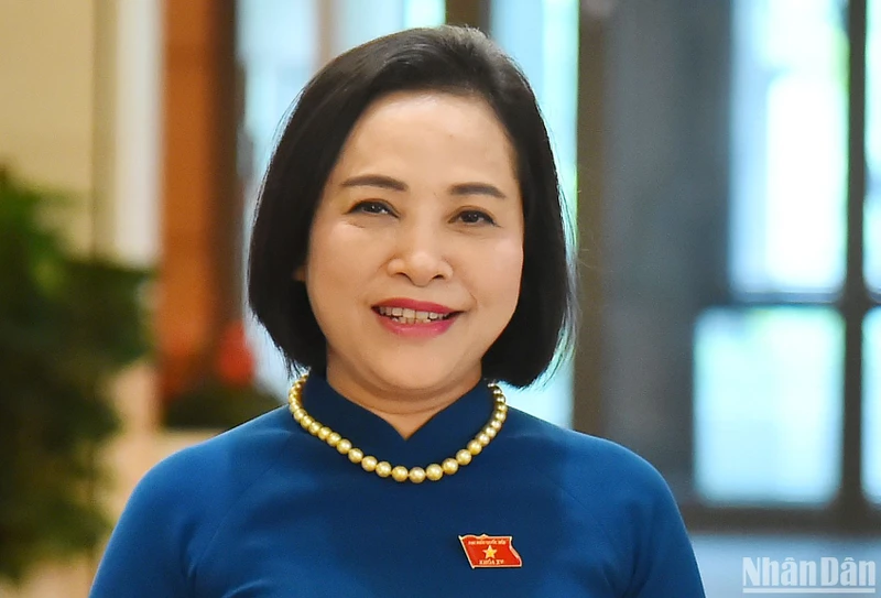 Phó Chủ tịch Quốc hội Nguyễn Thị Thanh. (Ảnh: THỦY NGUYÊN)