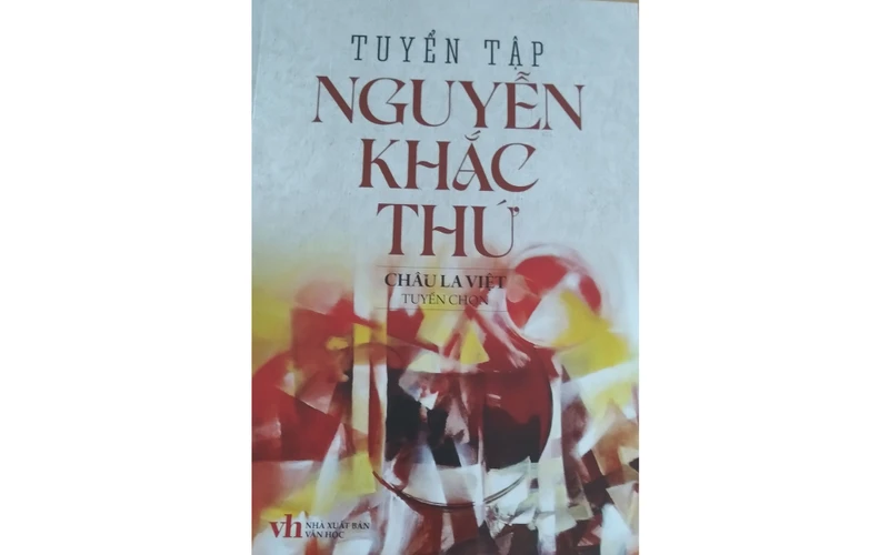 Bìa Tuyển tập Nguyễn Khắc Thứ. 