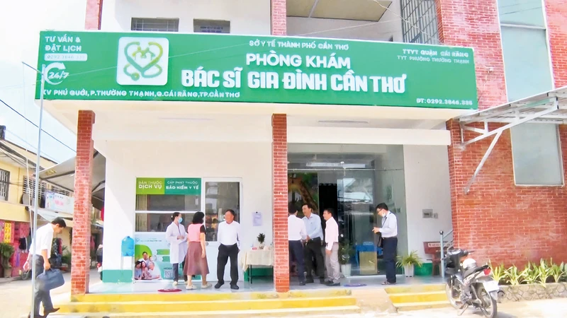 Phòng khám bác sĩ gia đình phường Thường Thạnh, quận Cái Răng, thành phố Cần Thơ. 