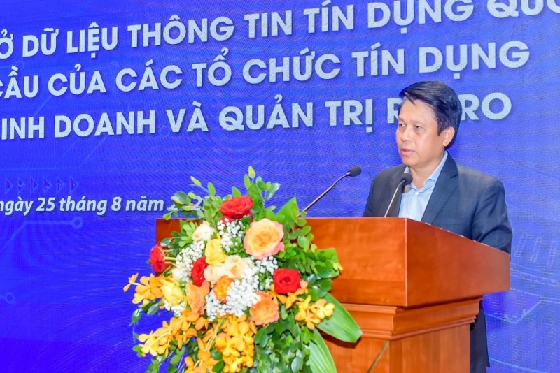 Phó Thống đốc Ngân hàng Nhà nước Phạm Tiến Dũng phát biểu tại Hội thảo