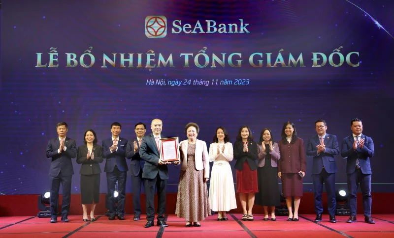Lễ bổ nhiệm Tổng Giám đốc SeABank Lê Quốc Long.