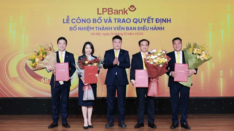 LPBank bổ nhiệm 4 thành viên Ban điều hành. 