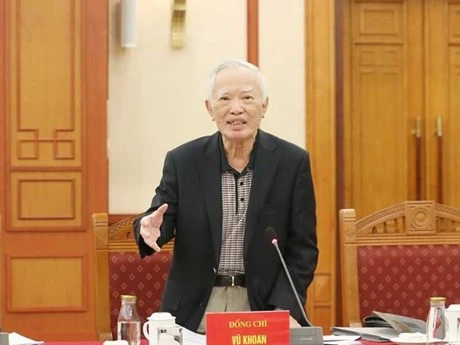 Nguyên Phó Thủ tướng Chính phủ Vũ Khoan. (Ảnh: TTXVN)