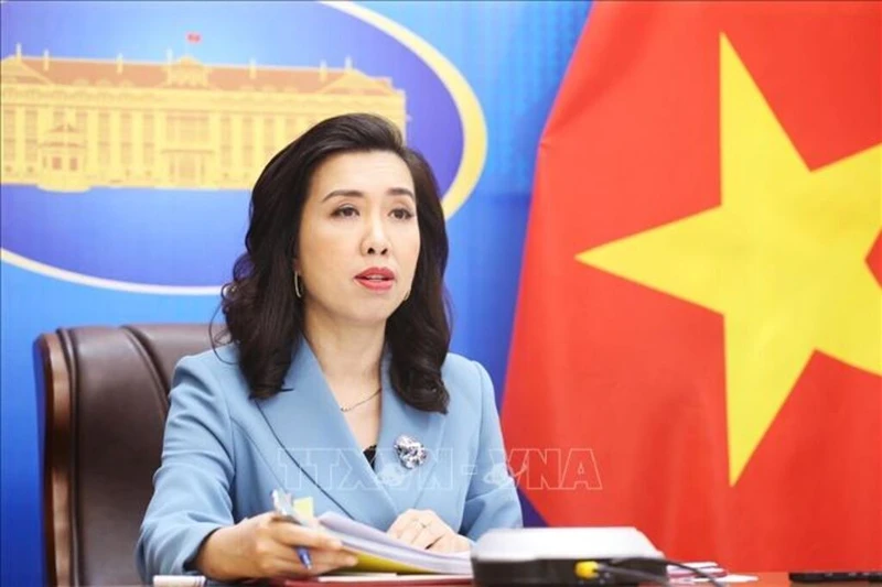 Thứ trưởng Ngoại giao, Chủ nhiệm Ủy ban Nhà nước về người Việt Nam ở nước ngoài Lê Thị Thu Hằng. (Ảnh: TTXVN)