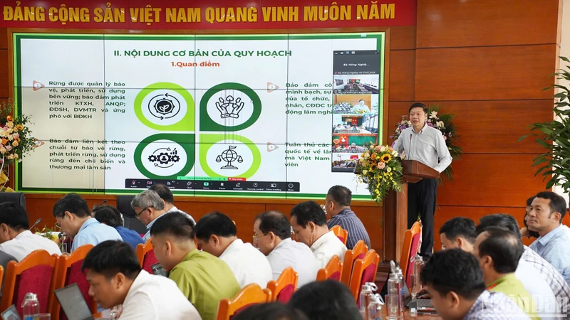 Hội nghị công bố Quyết định phê duyệt Quy hoạch lâm nghiệp quốc gia thời kỳ 2021-2030, tầm nhìn đến năm 2050.