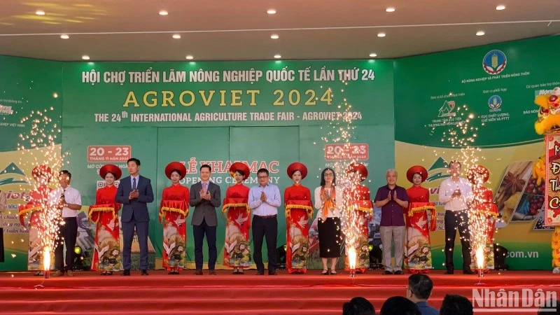 Lễ khai mạc Hội chợ triển lãm Nông nghiệp quốc tế - AgroViet 2024, sáng 20/11.