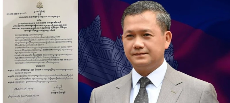 Tiến sĩ Hun Manet được bổ nhiệm làm Thủ tướng Vương quốc Campuchia.