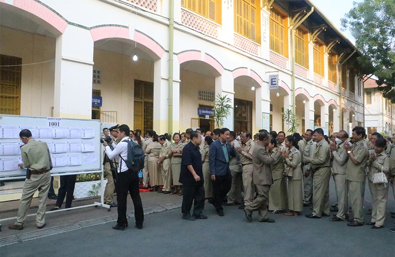 Campuchia công bố kết quả tạm thời của cuộc bầu cử nghị sĩ Thượng viện khóa 5