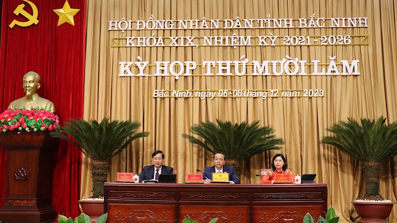 Hội đồng nhân dân tỉnh Bắc Ninh khóa 19 khai mạc kỳ họp thứ 15.