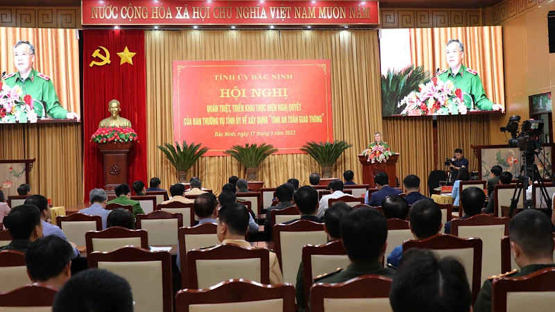 Tỉnh Bắc Ninh triển khai Nghị quyết về Xây dựng tỉnh an toàn giao thông.