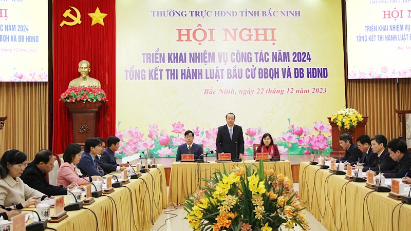 Hội đồng nhân dân tỉnh Bắc Ninh triển khai nhiệm vụ năm 2024.