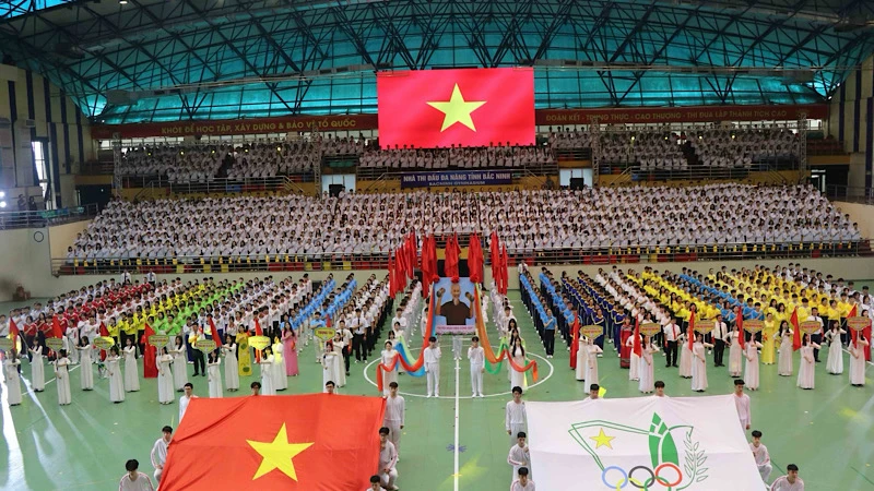 Lễ Khai mạc Hội khỏe Phù Đổng tỉnh Bắc Ninh lần thứ 10, năm 2024 diễn ra trang trọng.